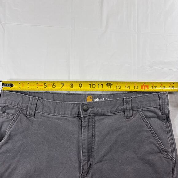 Vintage Y2K Carhartt Khaki Work Shorts + Gray Relaxed Fit Shorts Bundle Men’s 38 - Picture 12 of 16